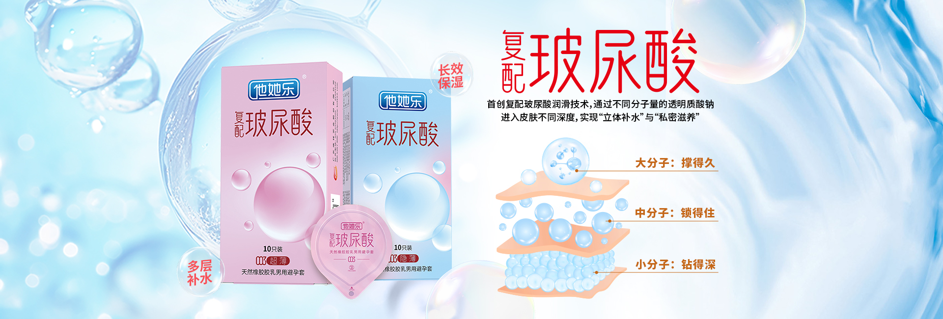 tatale復(fù)配玻尿酸避孕套